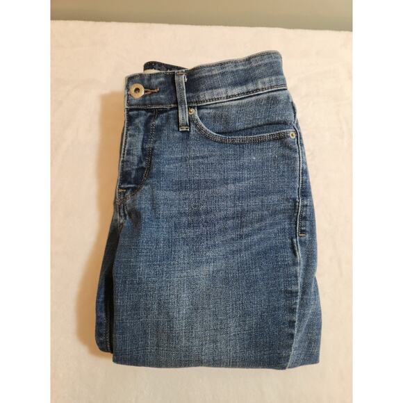 Levi's 525 Jeans Womens Sz 4 33 X 31 Blue Perfect Waist Straight Leg Y2k - Picture 1 of 14